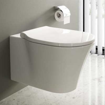 VAS WC CONNECT AIR SUSPENDAT RIMLESS+, 54.5X36.5 FIXARE COMPLET ASCUNSA